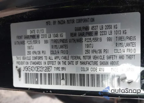 2014 Mazda Cx-5 Grand Touring from USA, damaged, VIN JM3KE4DY0E0312867